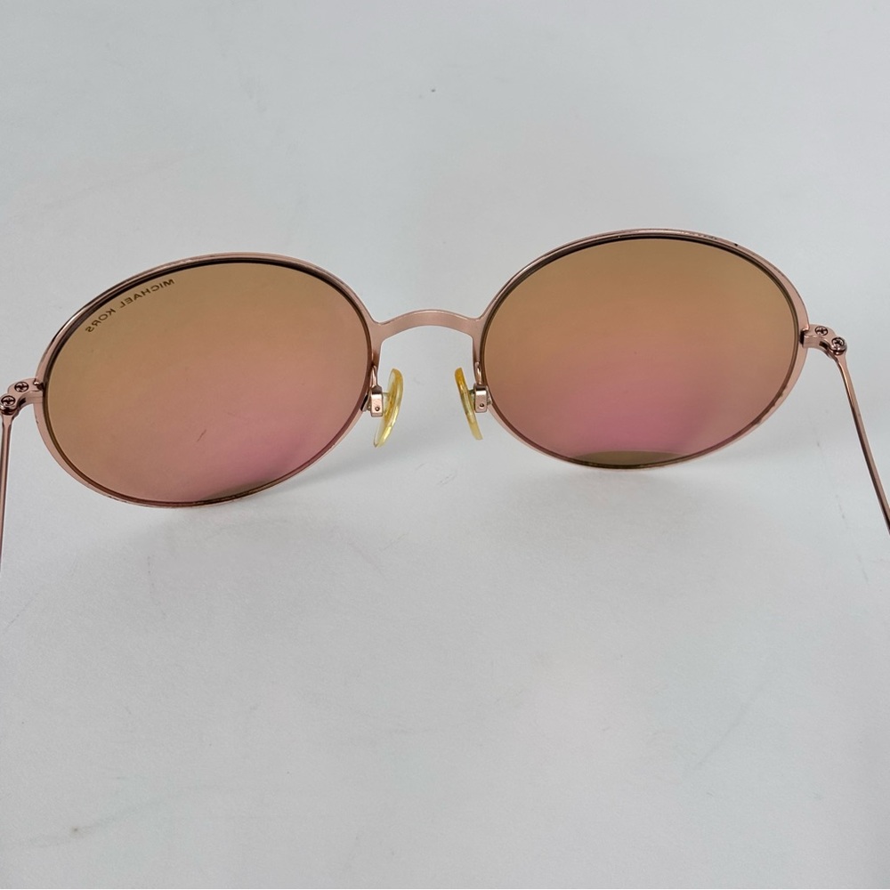 Michael Kors Kendall II Sunglasses MK5017 Rose Gold Round Mirror Lens with Case - Picture 3 of 11